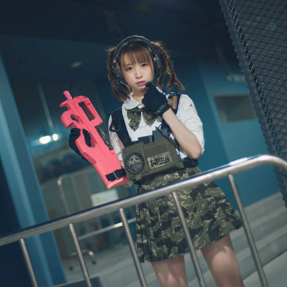 Falda plisada JK con patrón de Pitón, uniforme de camuflaje para caza, brazo, ocio diario, incluye Falda corta, falda dividida de liberación rápida - imagen 4