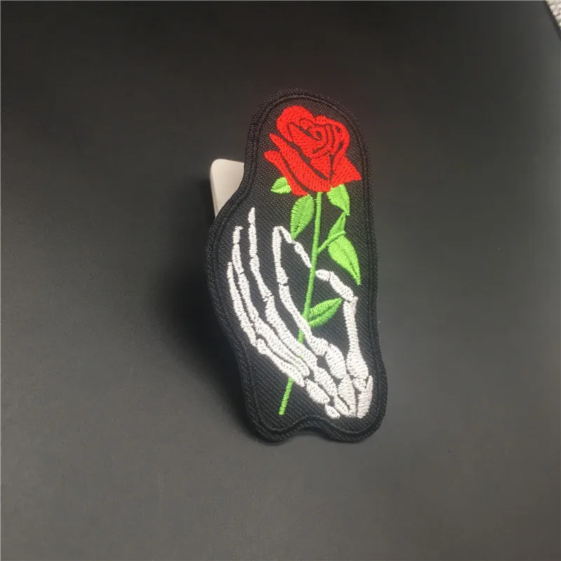 Parche de ropa Punk, tamaño: 8,5 cm 4,4 x, rayas para ropa, parches bordados, pegatinas para planchar para mochila, camiseta - imagen 2