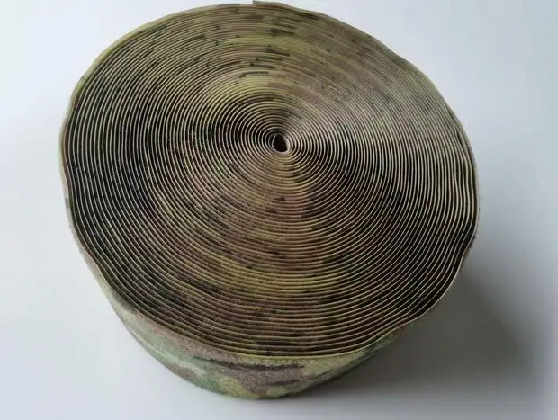 Pasta de correas de bucle de camuflaje de 10cm de ancho X1M de longitud, tela DIY en la superficie rugosa - imagen 2