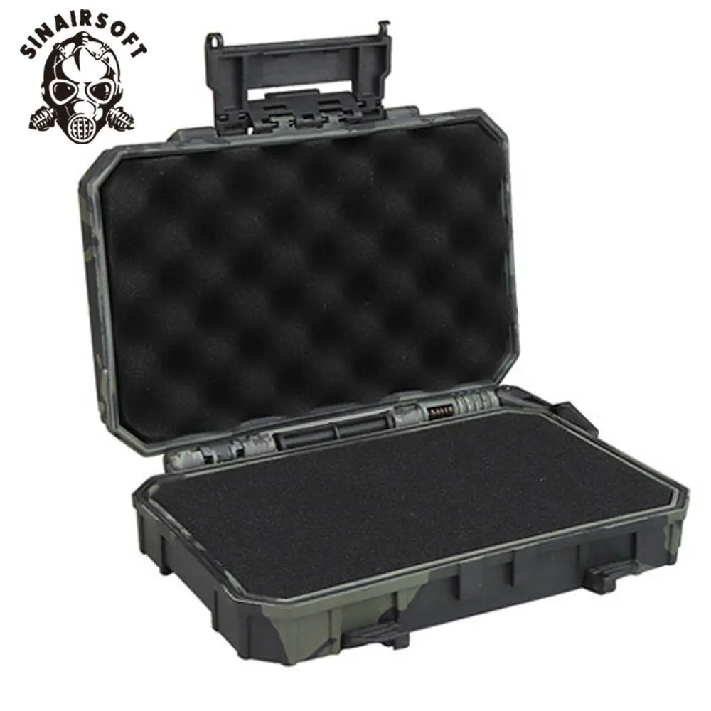 SINAIRSOFT-estuche de seguridad para pistola táctica con relleno de espuma, caja protectora para pistola Airsoft, Maleta, accesorios de caza - imagen 5