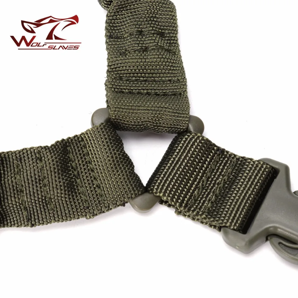 Eslinga de Rifle de un solo punto, correa de hombro de caza elástica ajustable para Airsoft Paintball - imagen 4