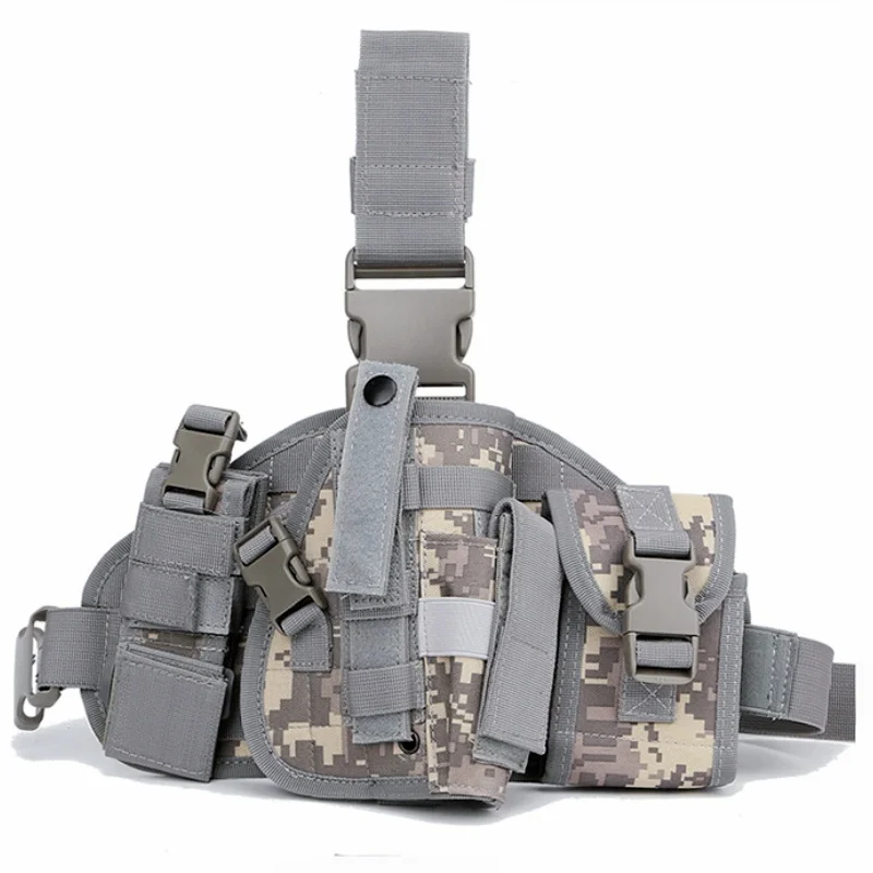 Funda táctica Universal para pistola de muslo, bolsa Molle para Paintball, caza, Airsoft, Glock - imagen 3