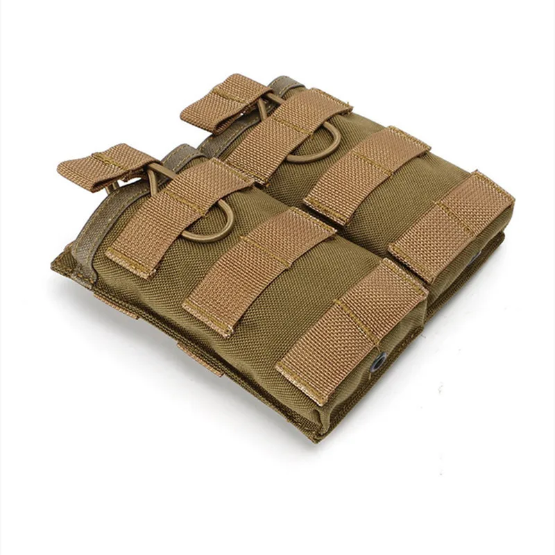 Bolsa táctica MOLLE de dos unidades, accesorio para chaleco, bolsa colgante, ventilador del ejército de caza al aire libre, caja de munición de almacenamiento multifunción - imagen 5