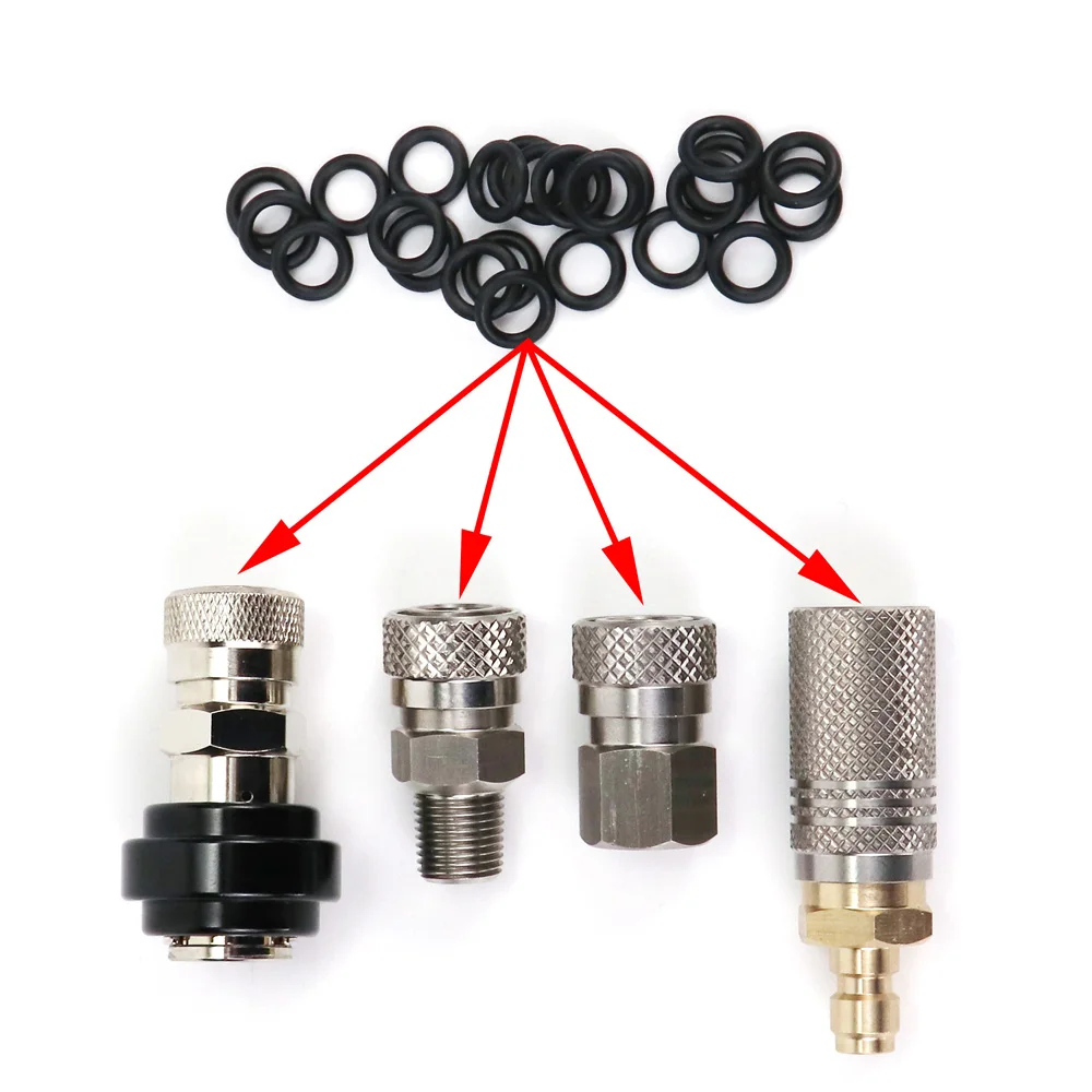 Junta tórica AS568-010 NBR para HPA AIR CO2 N2, 10 piezas, 50 piezas, 100 piezas, 1000 piezas, color negro - imagen 2