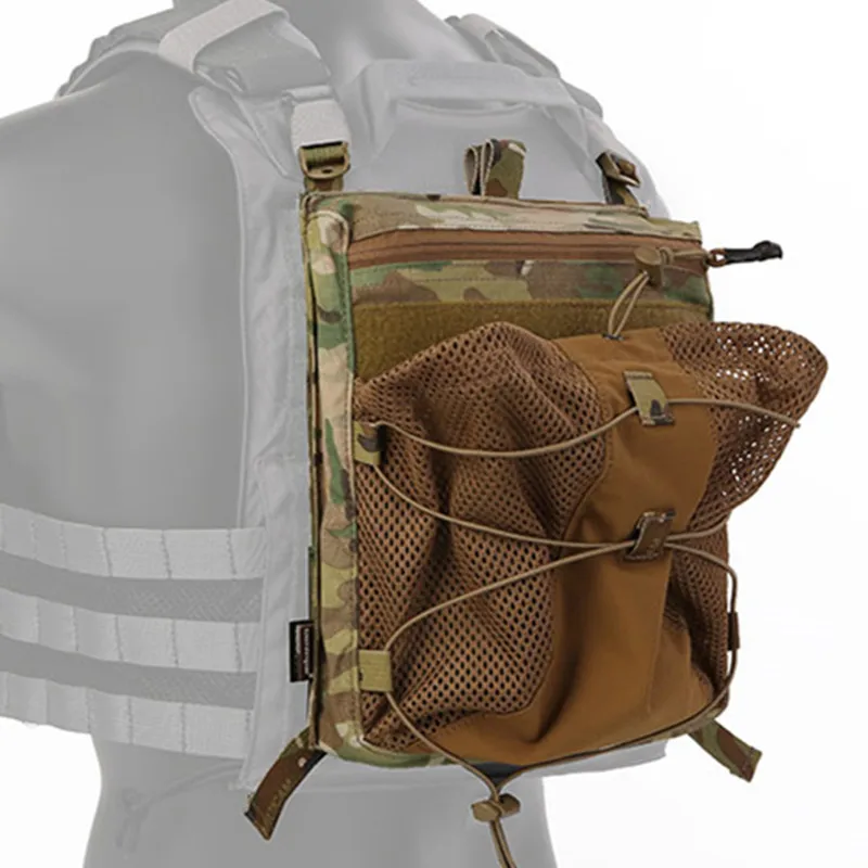 LXB estilo Bungee casco mochila para 420 chaleco caza, Airsoft Paintball, mochila bolsa de almacenamiento, cubierta a prueba de polvo, regalo - imagen 3