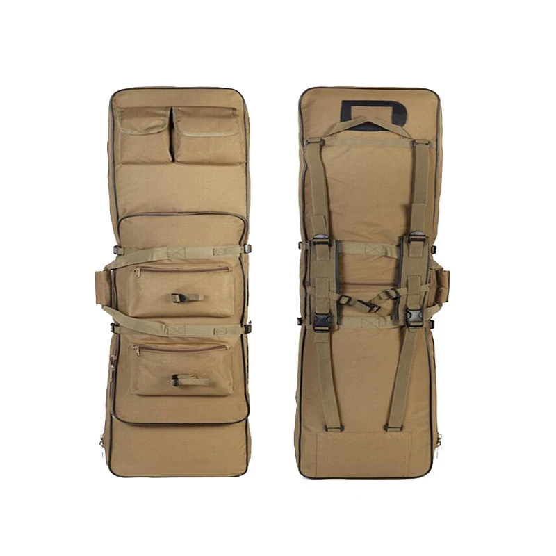 Mochila táctica para deportes al aire libre de 81cm, funda para Rifle de transporte para pistola Airsoft, bolsa de protección para caza para senderismo, Camping y pesca - imagen 4