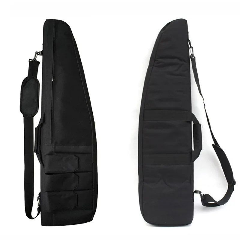 Bolsa táctica para pistola, funda para Rifle, bolsa de hombro para Airsoft, Paintball, caza, senderismo, bolsa de protección con almohadilla de espuma - imagen 4