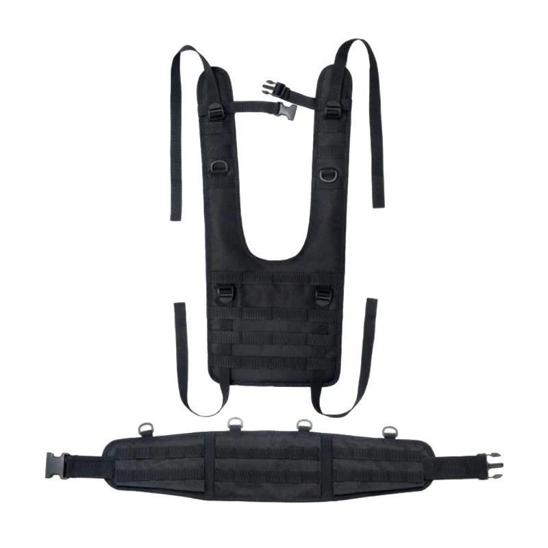 Chaleco táctico militar con cinturón, arnés para adiestramiento al aire libre, armadura corporal de combate, chaleco de caza, chaleco de aparejo de pecho Airsoft para Paintball - imagen 5