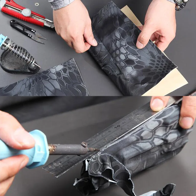 VULPO 20cm x 150cm cinta de camuflaje autoadhesiva elástica táctica tela de camuflaje multifuncional accesorios de caza - imagen 5