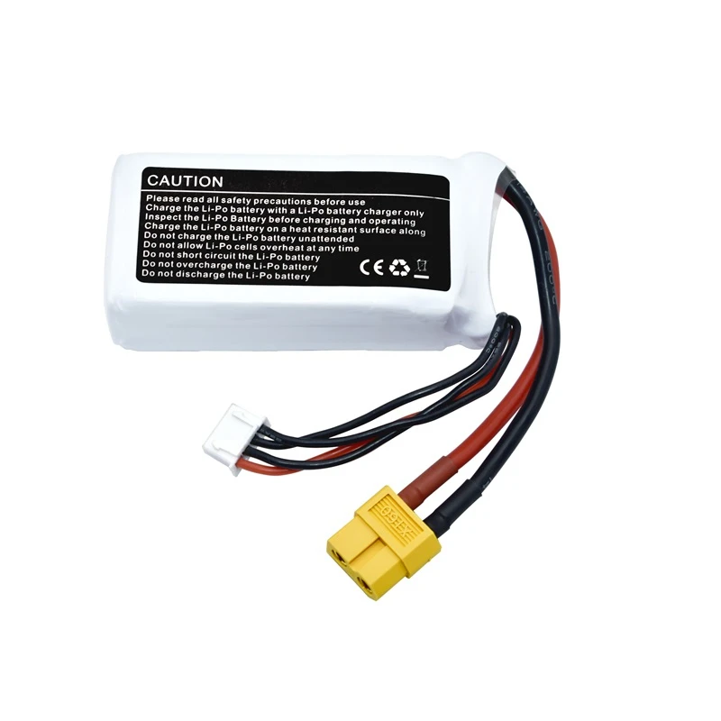 Batería instalada en vehículo RC