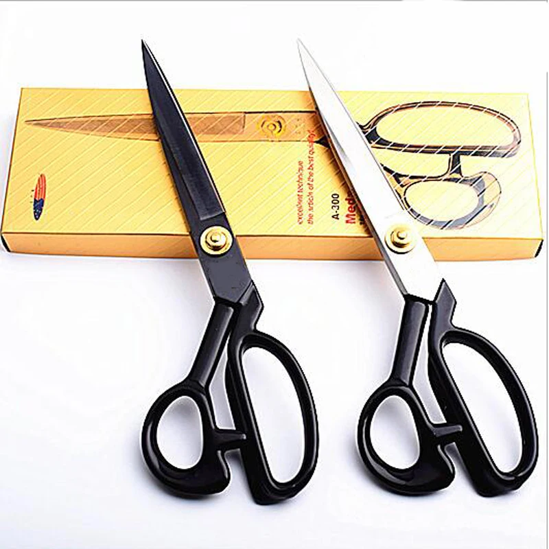 Tijeras sastre profesionales acero inoxidable para corte tela y cuero - imagen 2