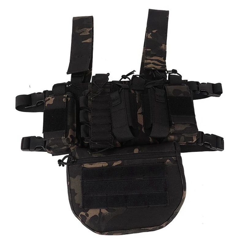 Chaleco táctico CS Wargame para hombres, aparejo de pecho, Airsoft, Paintball Carrier Strike, bolsa para revistas, pistolera, caza, militar, resistente - imagen 3