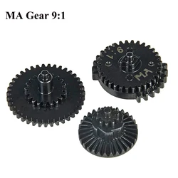 Piñones titanio 9:1 CNC - Set BD para gearbox AEG
