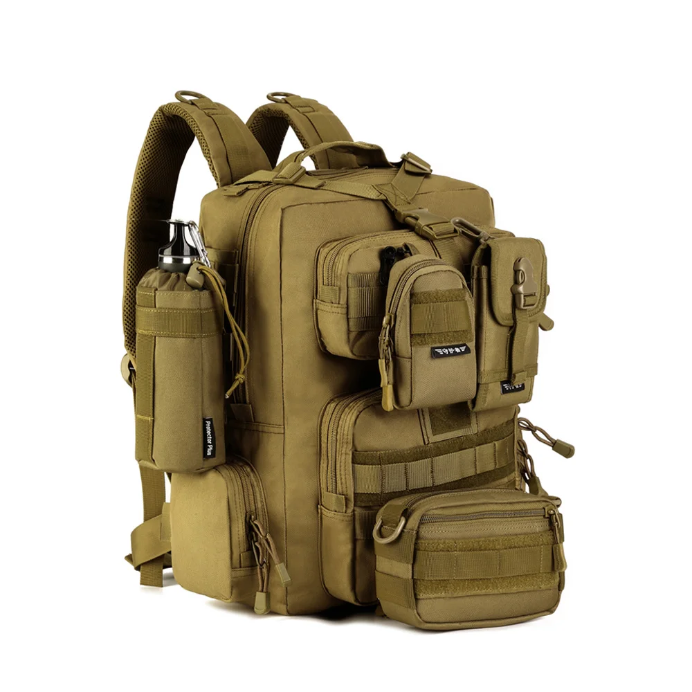 Mochila táctica militar de gran capacidad para hombre, bolsa de asalto de nailon 1000D para exteriores, senderismo, Camping y caza, 30L - imagen 4