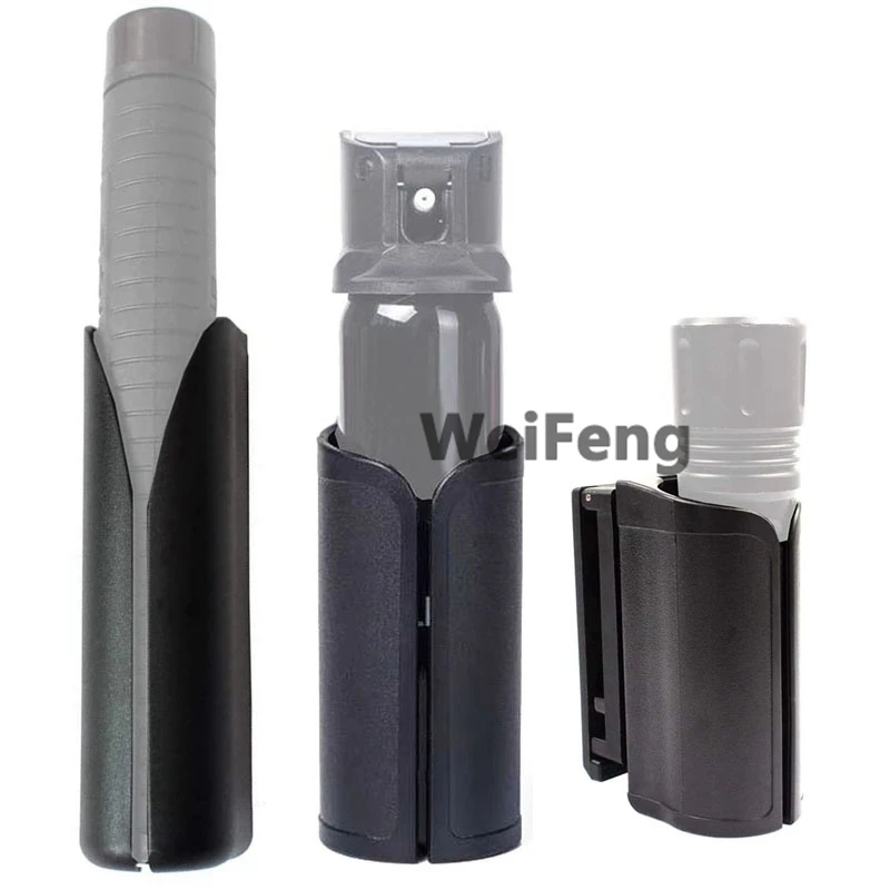 Bolsa táctica de pulverización de polímero, bolsa para linterna, funda para bastón, soporte de pulverización de máza superior abierto giratorio de 360 grados, funda de luz multiherramienta - imagen 4