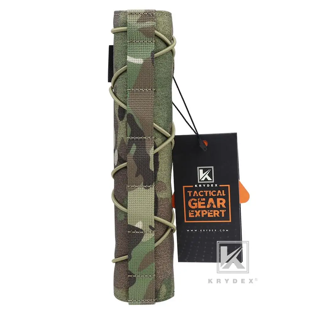 KRYDEX-funda protectora de silenciador táctico, accesorio de protección de tiro, accesorio de nailon para Surefire FA762K, 22CM - imagen 2