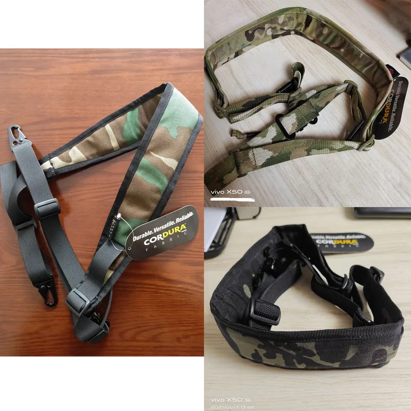 Eslinga táctica de 2 puntos, correa Modular para Rifle, tiro, caza, combate, eslinga ajustable rápida, tirantes de cuerda - imagen 3