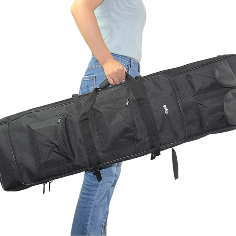 Funda militar para Rifle HK416, AR15, G36, AK74, AKM, Airsoft, mochila de hombro, portátil, accesorios de caza - imagen 4