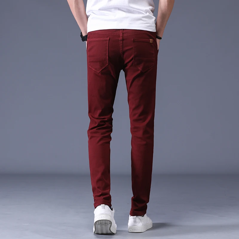 Pantalones deportivos de ocio para hombres jóvenes, pantalón delgado de algodón transpirable, recto, informal, talla grande, primavera y verano - imagen 5