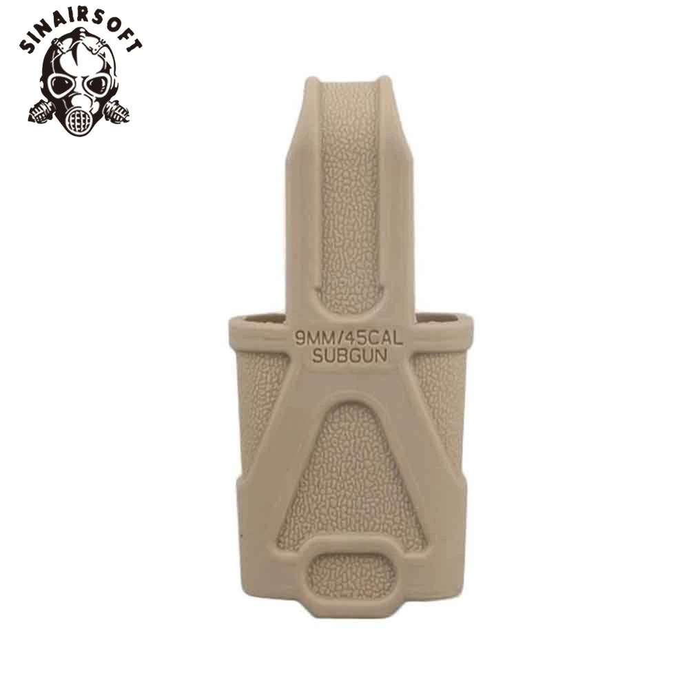 SINAIRSOFT-Soporte de cinturón para cargador MP5, accesorios de caza, pistola rápida Mag, lazos de goma, 9MM - imagen 2