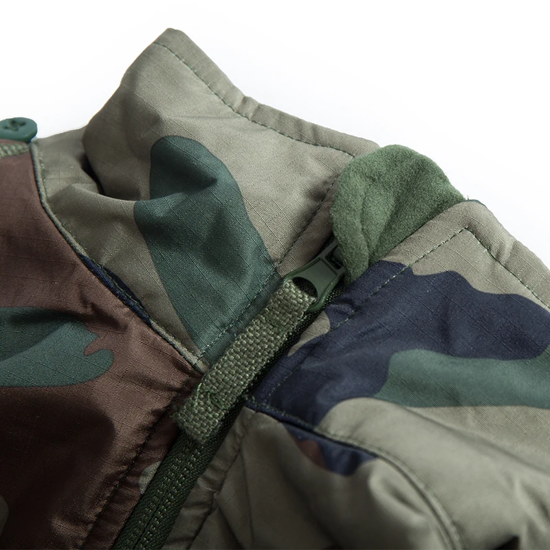 Chaqueta Táctica Mege Parka - Detalle de cuello