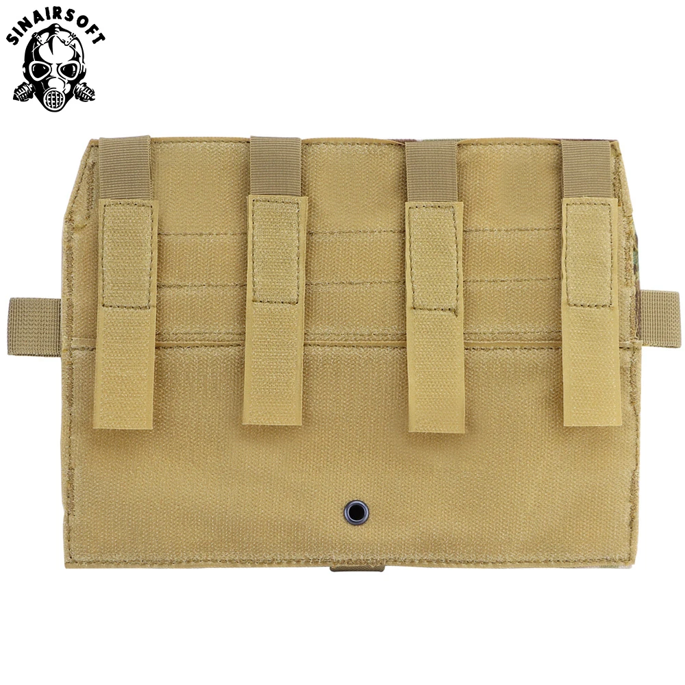 Panel de bolsa Molle frontal QD táctico, solapa desmontable, sistema de chaleco JPC AVS, componente de caza, accesorios de Paintball Airsoft de nailon - imagen 5