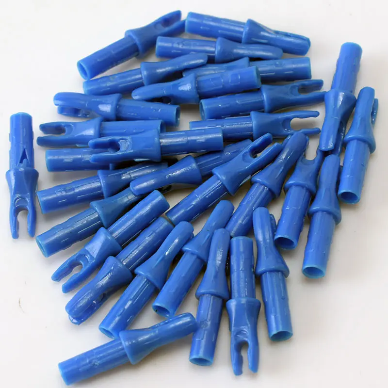 12 Uds. ID más caliente 6,2mm flechas de tiro con arco Nocks internos para eje de flecha de fibra de vidrio de carbono ID 6,2mm accesorio de tiro con arco DIY - imagen 2