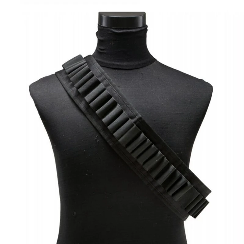 Cinturón de munición para Cartucho de 30 rondas, soporte de carcasa de escopeta Bandolier de calibre 12, M1887 XM1014, cinturón de Shotshell, accesorio para pistola de caza y Airsoft - imagen 2