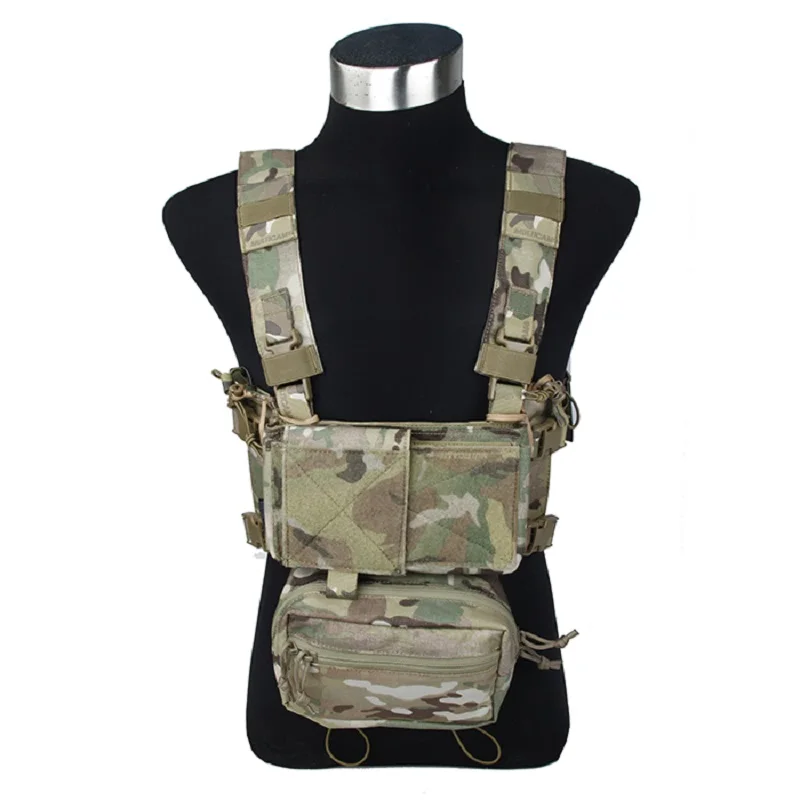 Equipos tácticos del equipo del aparejo del pecho del chaleco SS del camuflaje - imagen 2