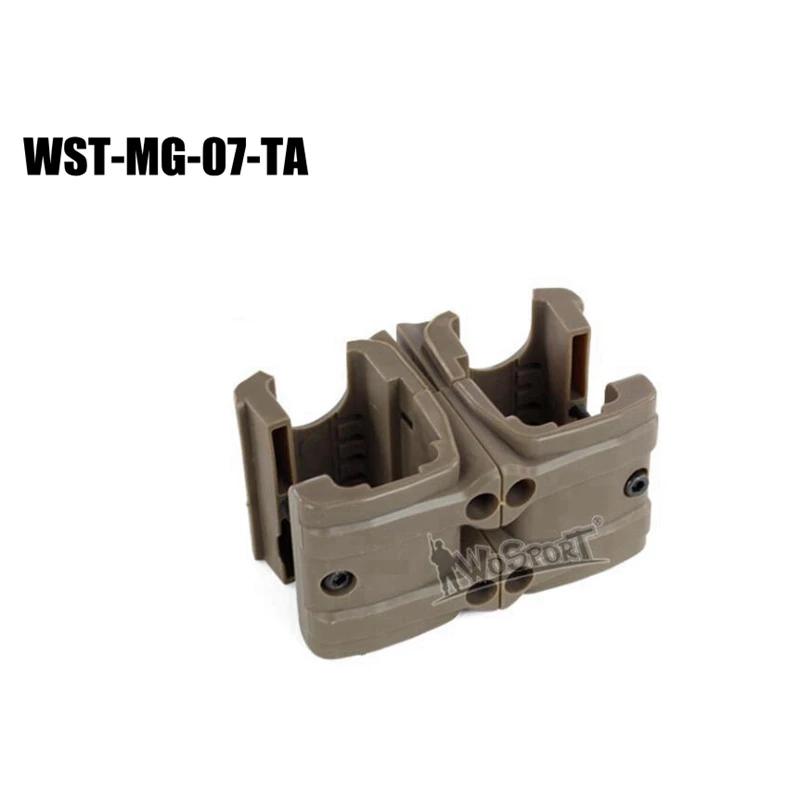 Clip rápido táctico Dual Mag para serie MP7, Clip de revista doble ajustable, conector paralelo para tiro de caza - imagen 2