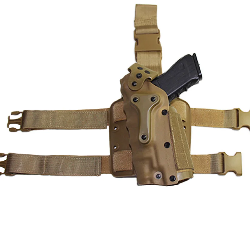 Colt 1911 GL M92 M9 P226 P228 M9A1 linterna izquierda y derecha cubierta de muslo de pistola funda táctica - imagen 5