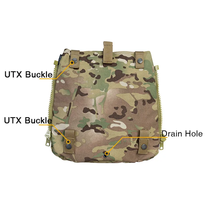 Chaleco táctico con cremallera en el Panel, mochila militar, portador de placa, bolsa de almacenamiento para CPC AVS JPC2.0 - imagen 4