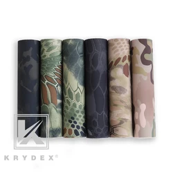 KRYDEX pegatinas de camuflaje elásticas tácticas, envoltura táctica, calcomanía adhesiva, rollo de bricolaje, accesorios de caza de tiro MC
