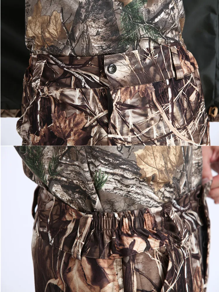 Primavera otoño deportes al aire libre tamaño grande ropa de camuflaje viento impermeable caña camuflaje biónico caza pesca traje para hombres - imagen 5