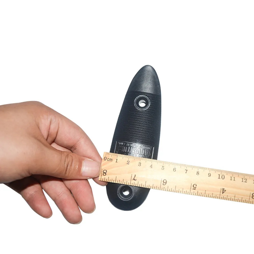 Almohadilla de retroceso acanalada antideslizante de PP duradera con tornillos para caza, accesorios para pistola táctica, Protector de trasero para pistola de tiro - imagen 3