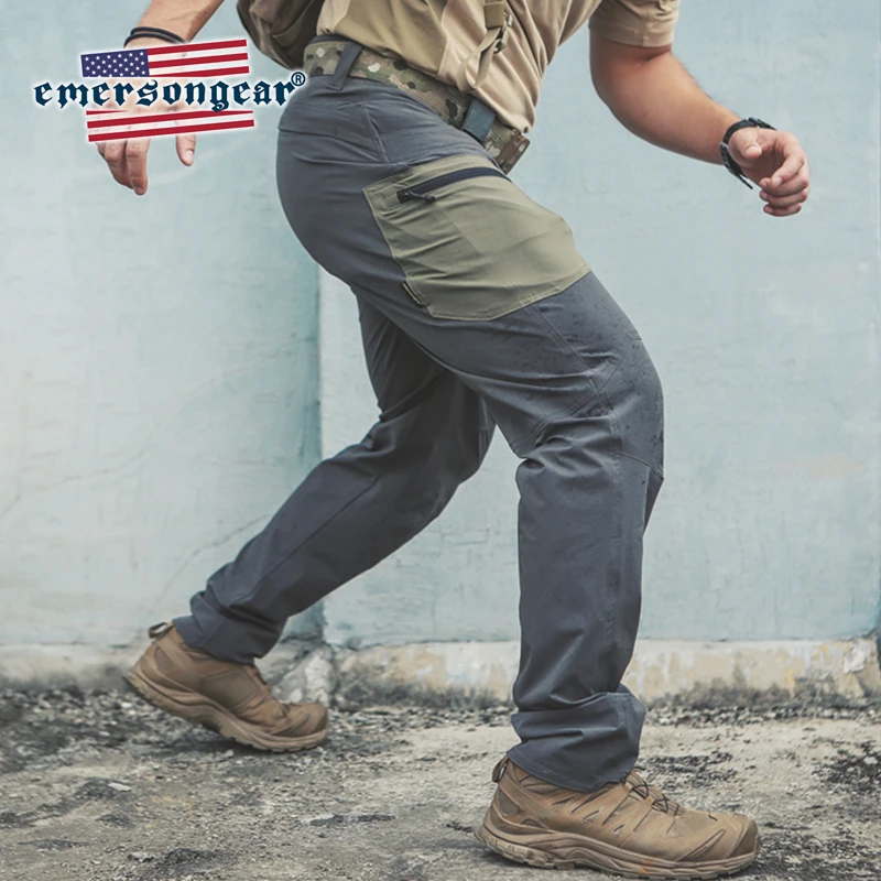 Emersongear pantalones tácticos pantalones estirados de secado rápido deportes al aire libre senderismo escalada Camping pantalones impermeables pantalones cortadores - imagen 4
