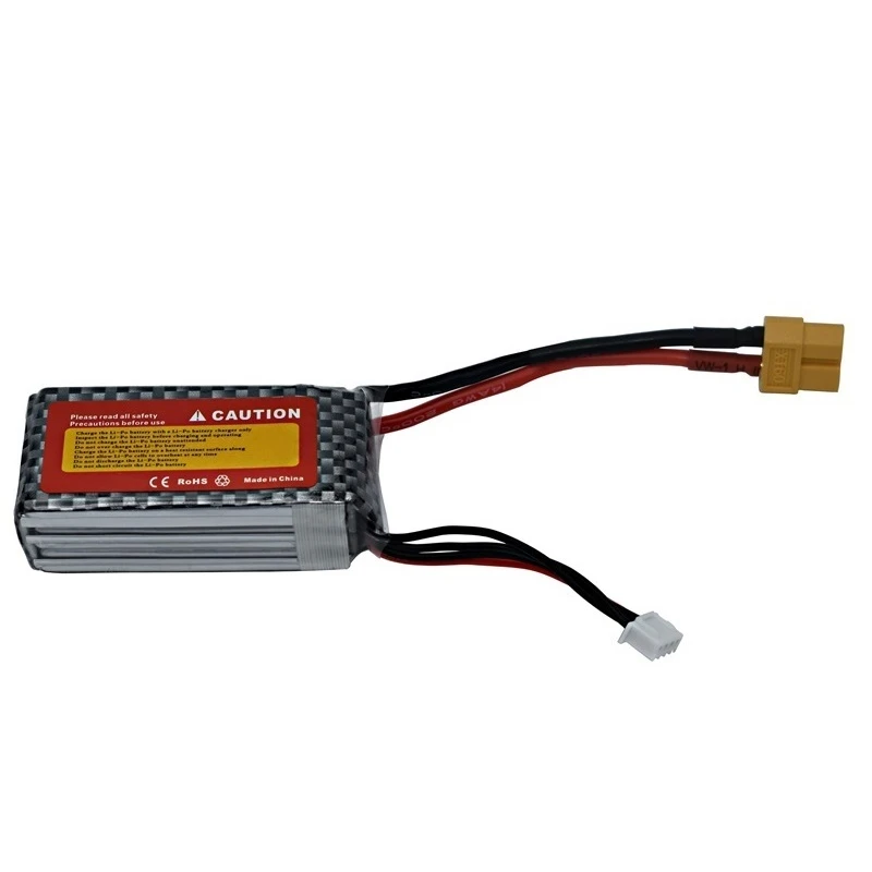 Batería Lipo recargable de 7,4 v, 11,1 v, 14,8 v, 1500mAh para helicóptero de juguete RC, coche, barco, dron, piezas de 1500mAh, 2s, 3s, 4s, 1 ud. - imagen 5