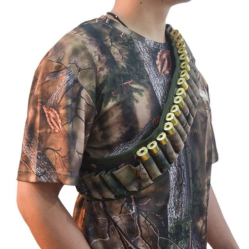 Cinturón táctico bandolier calibre 12 – 50/30 cartuchos escopeta - imagen 4