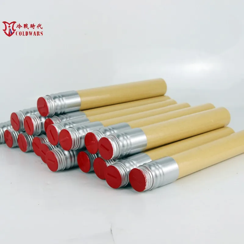 Un par de cilindros de almacenamiento a prueba de humedad con tubo de papel de señal ROP de fuerzas especiales en la era de la Guerra Fría - imagen 2