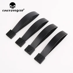 Emersongear Clips MOLLE largos para chaleco Airsoft y caza táctico