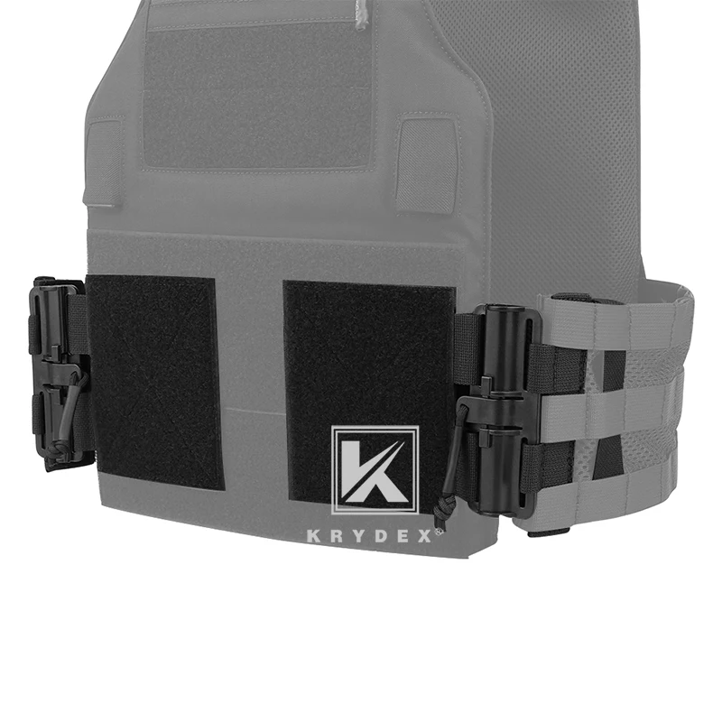 KRYDEX Universal MOLLE conector de hebilla de extracción rápida para JPC CPC NCPC 6094 420 armadura chaleco táctico montaje de liberación rápida negro - imagen 3