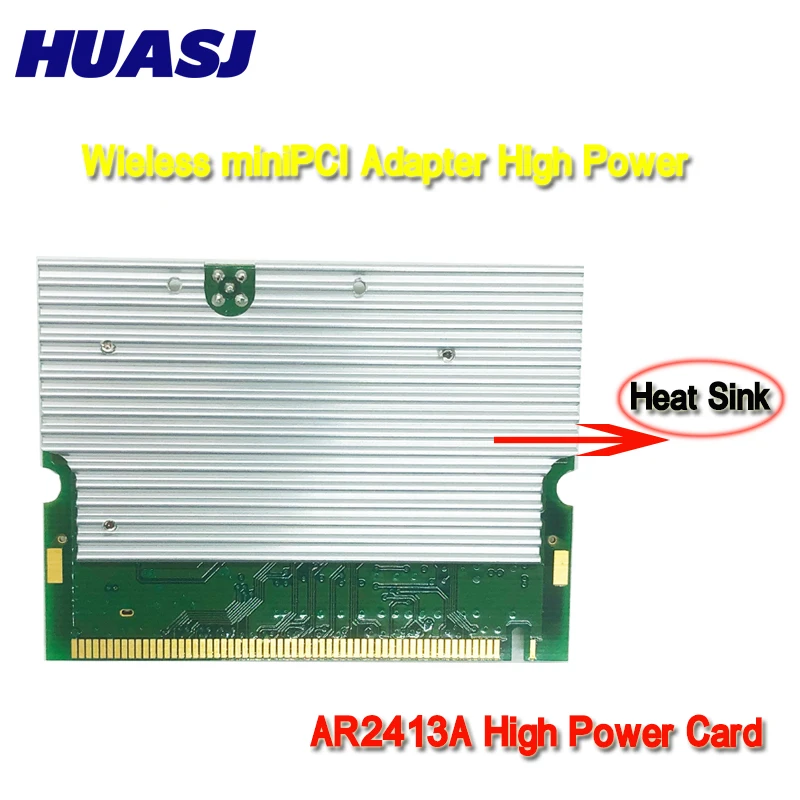 Huasj Atheros Mini PCI AR2413A 802.11b/g 27dBm (500mW) Adaptador miniPCI inalámbrico tarjeta de alta potencia Ar5005g Ar5bmb5 - imagen 2