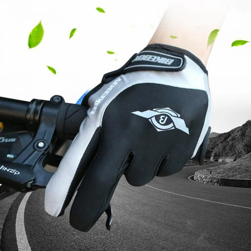Guantes de Ciclismo de dedo completo, antideslizantes, a prueba de sol, transpirables, a prueba de golpes, para motocicleta - imagen 4