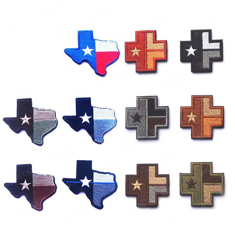 Don't Mess With Texas Flag parches bordados, parche bordado, Mapa del estado de Texas, parche para ropa, mochila - imagen 4