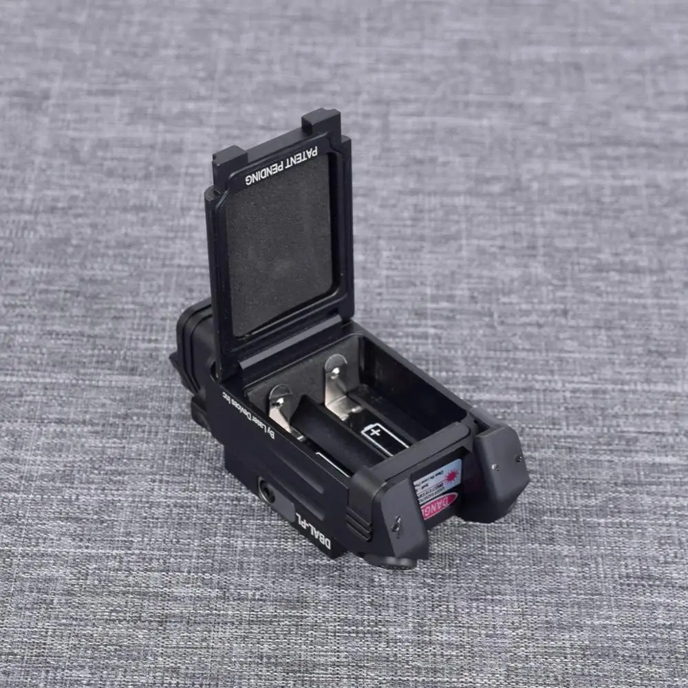 DBAL-PL táctica láser IR, luz estroboscópica para arma, linterna LED Tac con iluminador láser rojo NV para riel de 20mm - imagen 5