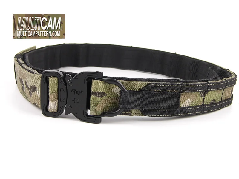 Raiders tácticos, Multicam genuino, 1,5 pulgadas®Cinturón de combate Molle, cinturón táctico de desmontaje rápido, Ranger Green(SKU051435)