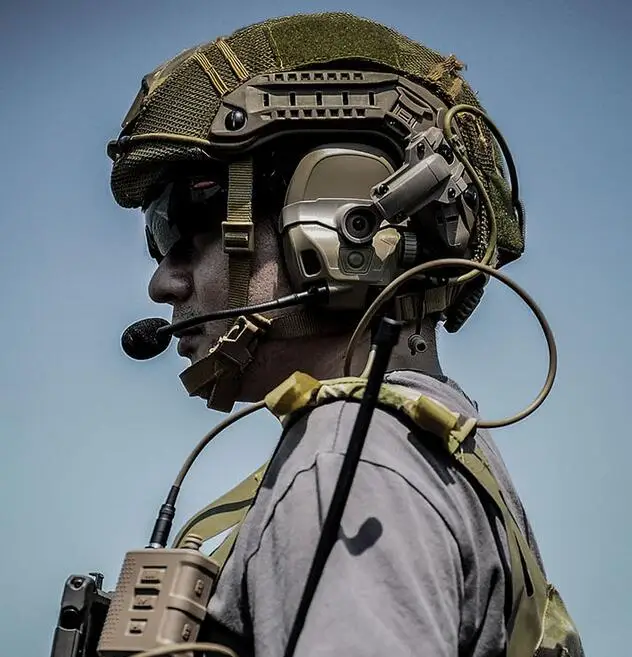 Conector de puente de conexión de riel de conexión de casco de oreja de reducción de ruido AMP - imagen 5