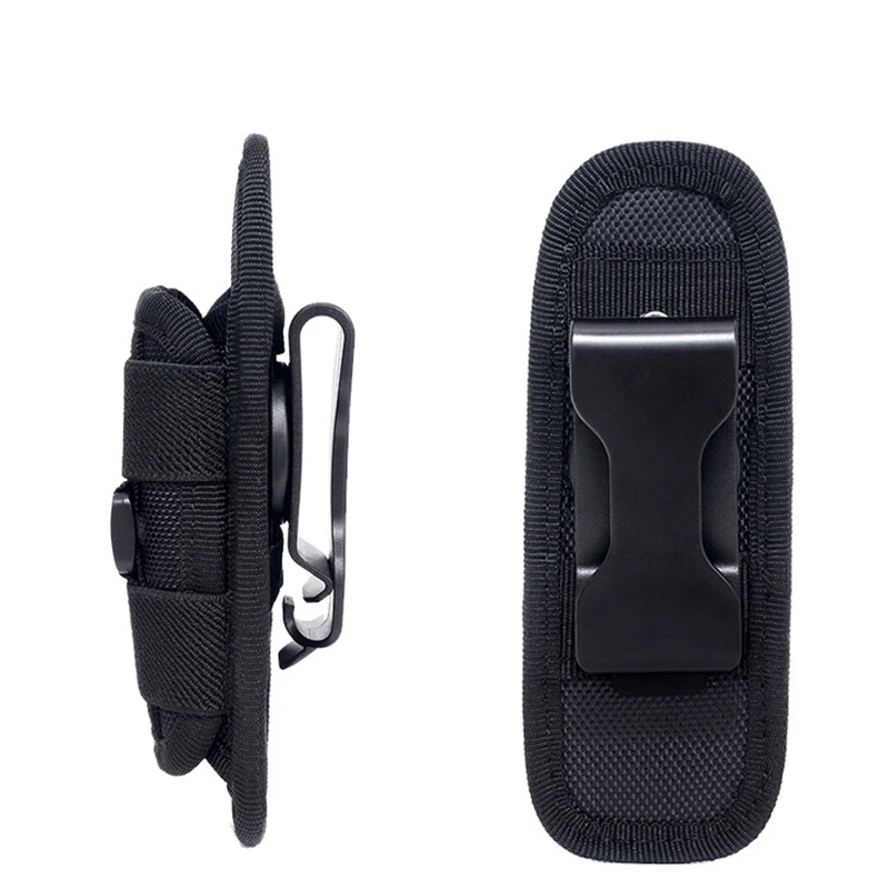 Bolsa táctica para linterna, cinturón, bolsa para antorcha, funda para antorcha giratoria de 360 grados - imagen 5