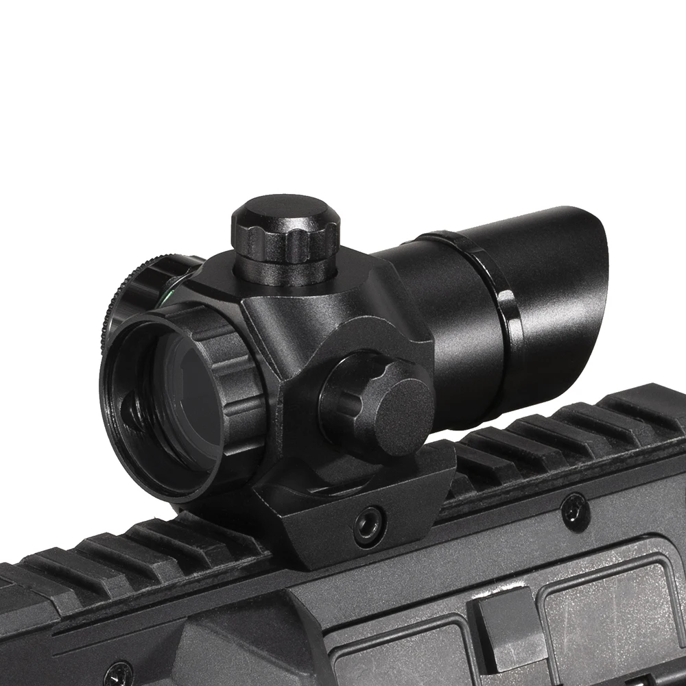 Mira de punto rojo, muesca de inclinación táctica, Mini 1x22, mira de pistola de punto rojo y verde, mira telescópica Airsoft, mira de caza para riel de 20mm - imagen 5