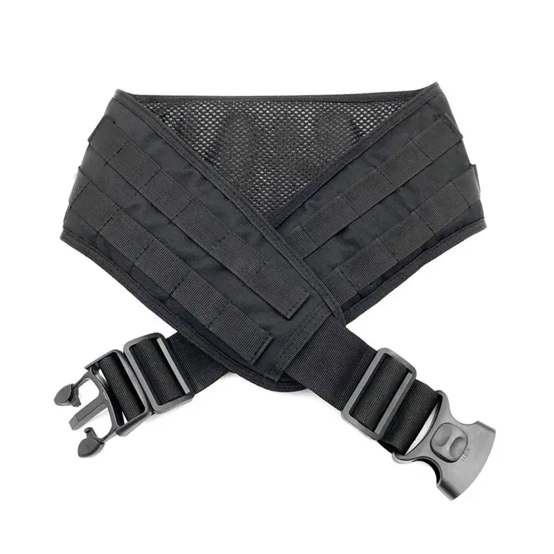Cinturón táctico para exteriores para hombre, cinturón militar MOLLE de combate, acolchado suave, accesorios de caza - imagen 5